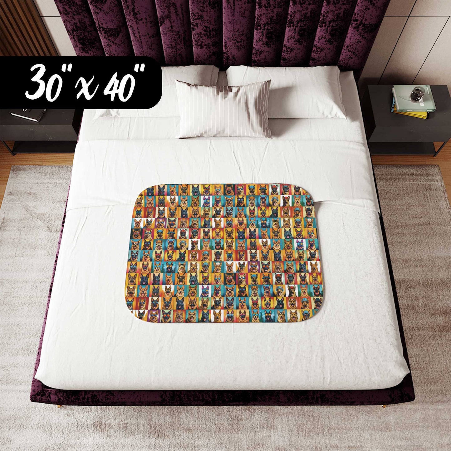 The Shepherd Snuggler – Cozy Blanket for Fans of the World’s Most Loyal Dog