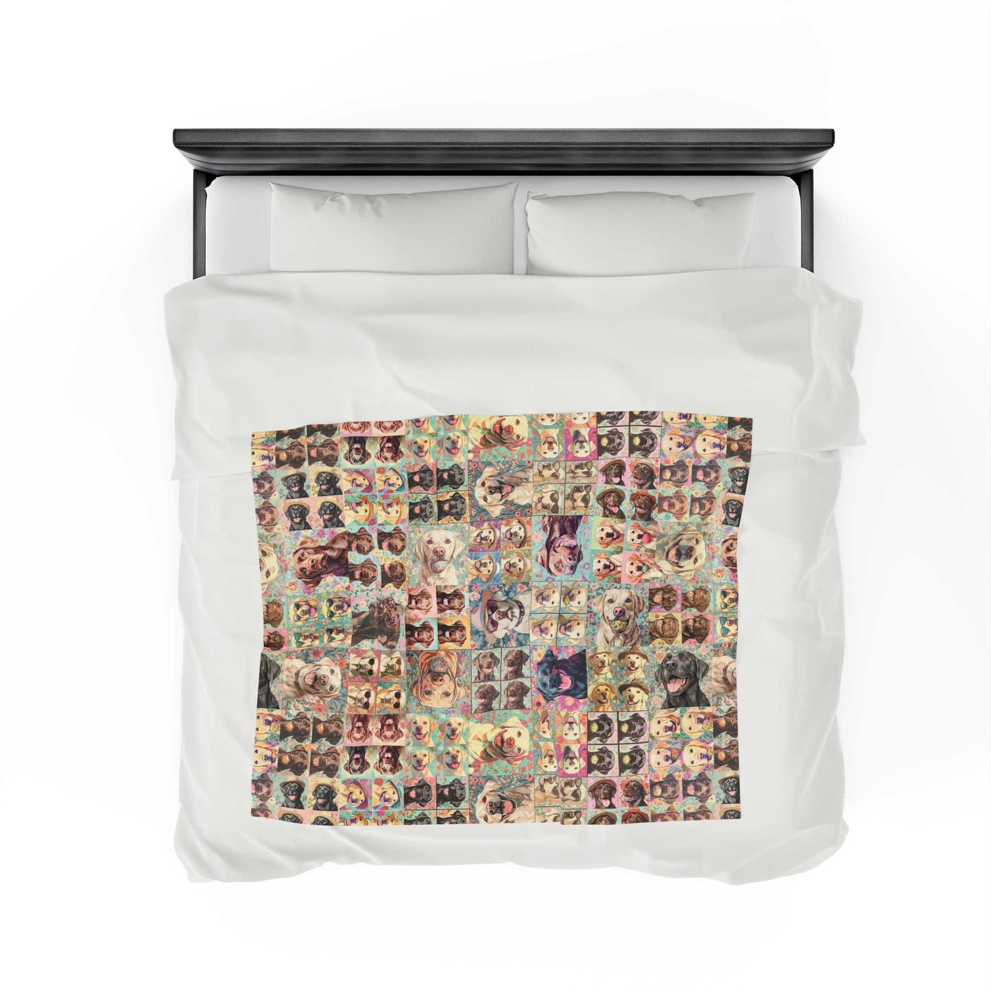 Pastel Paws – A Labrador Retriever Blanket Full of Sunshine & Smiles