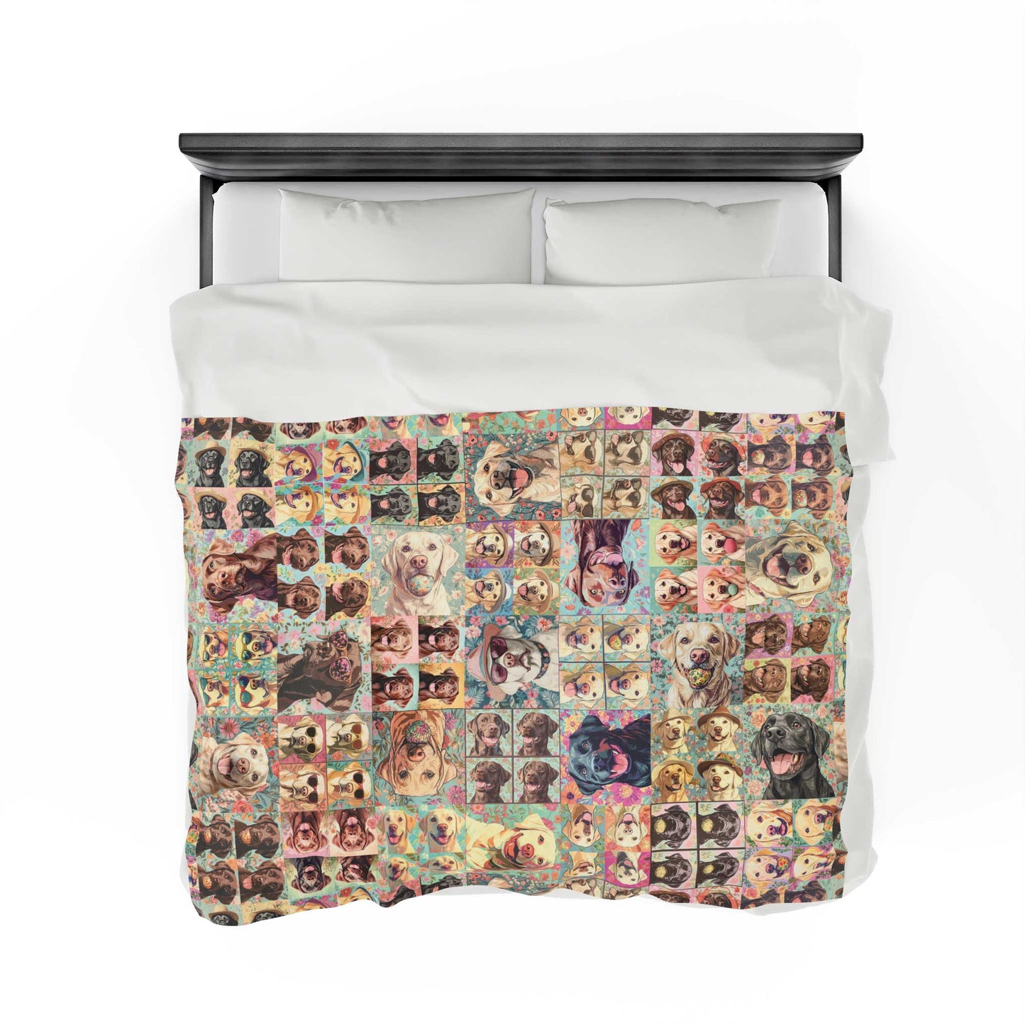 Pastel Paws – A Labrador Retriever Blanket Full of Sunshine & Smiles