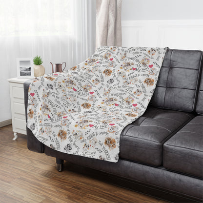I ❤️ My Havi – Minky Blanket for Havanese Dog Lovers