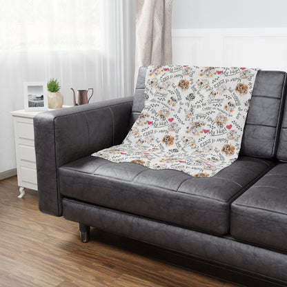 I ❤️ My Havi – Minky Blanket for Havanese Dog Lovers
