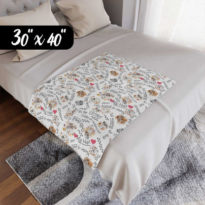 I ❤️ My Havi – Minky Blanket for Havanese Dog Lovers