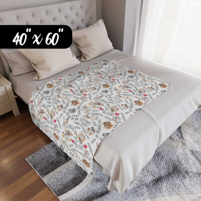I ❤️ My Havi – Minky Blanket for Havanese Dog Lovers