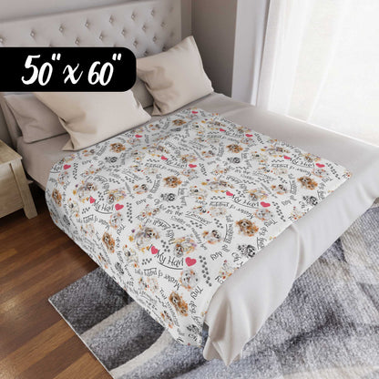 I ❤️ My Havi – Minky Blanket for Havanese Dog Lovers